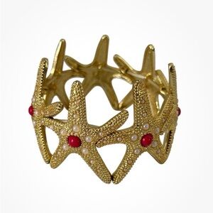 Lilly Pulitzer Starfish Bracelet
with Coral and Pearl Accents